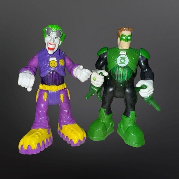 2012 DC Superfriends Hero World Voice Comm Figures Green Lantern & Joker B19 - Picture 11 of 11